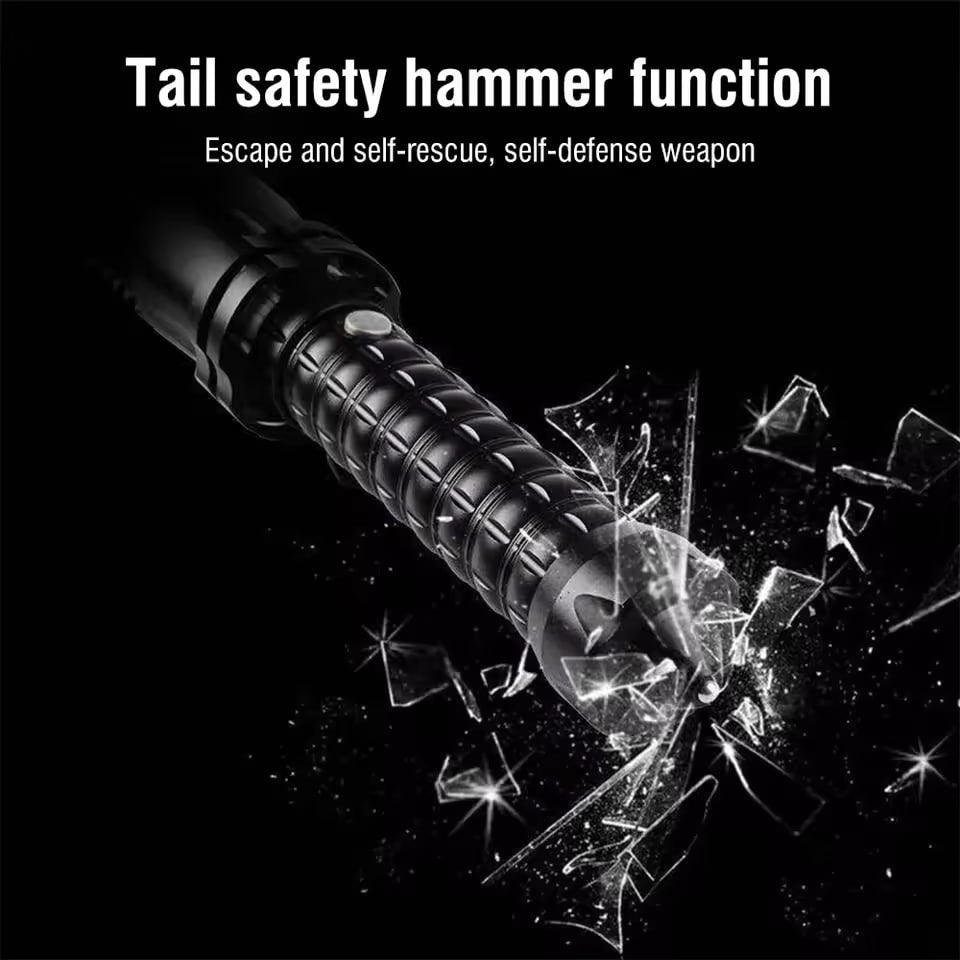 Discount 50%🚀Super-bright LED self defense flashlight