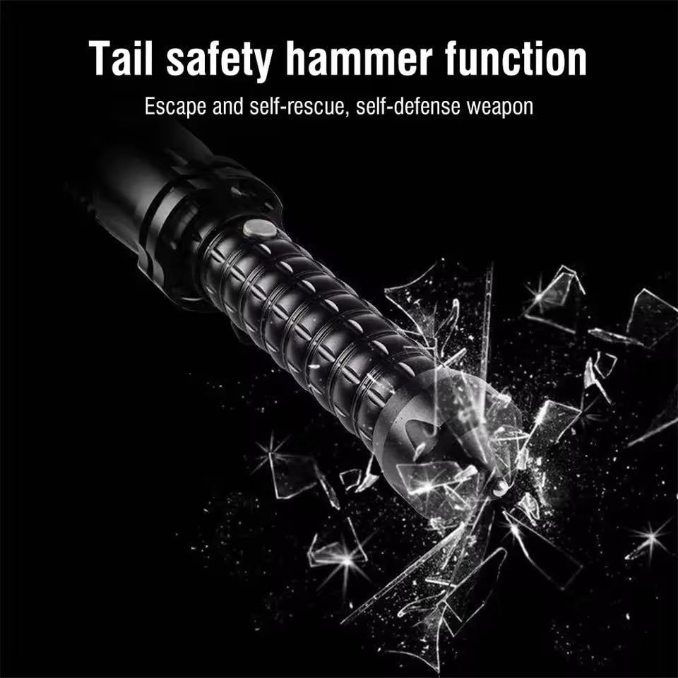 Discount 50%🚀Super-bright LED self defense flashlight