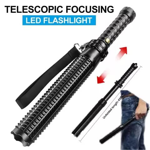 Discount 50%🚀Super-bright LED self defense flashlight