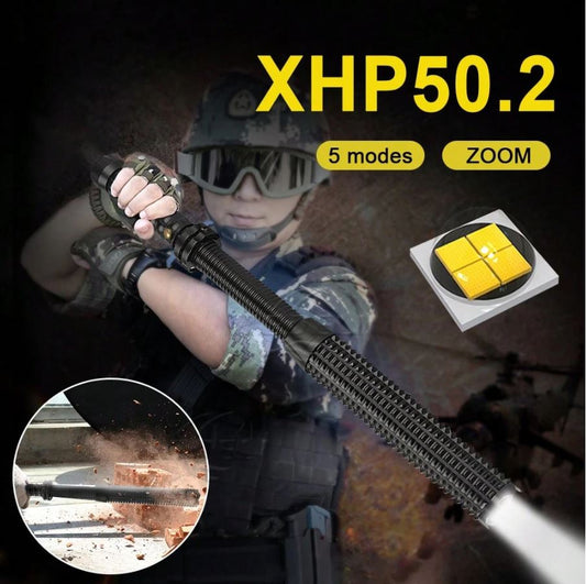 Discount 50%🚀Super-bright LED self defense flashlight