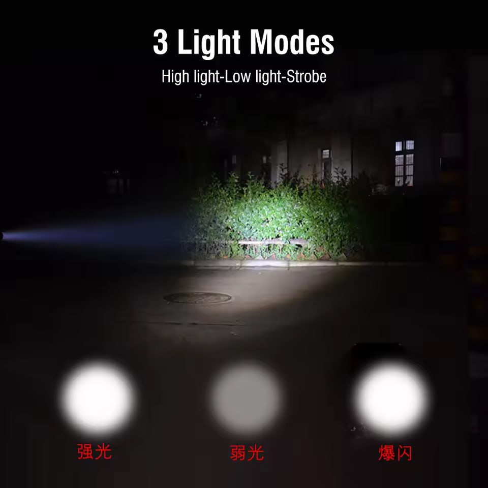 Discount 50%🚀Super-bright LED self defense flashlight